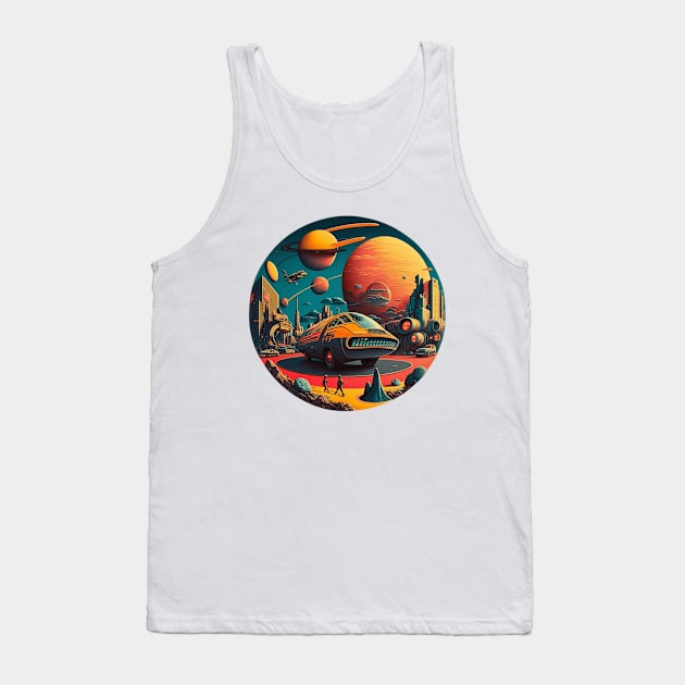 futuristic street Tank Top by thisiskreativ